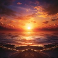 Golden Horizons - Serene Sunsets